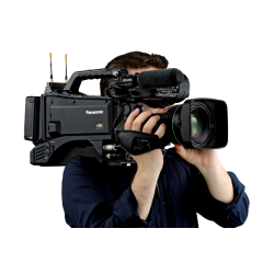Panasonic AJ-CX4000GJ 2/3" MOS P2 UHD SHOULDER CAMCORDER 50p, 12G-SDI, HDR