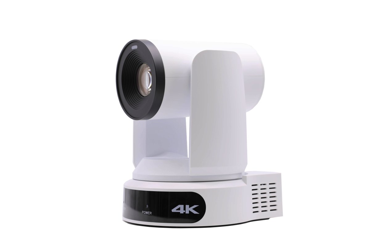 PTZOptics Move 4K, auto tracking featuring 30X Optical Zoom in White ...