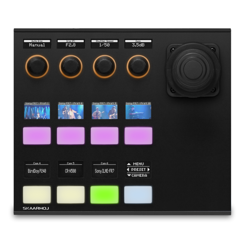 Skaarhoj PTZ View w/Blue Pill Inside - Slim Enclosure Black