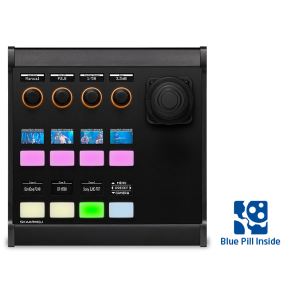 Skaarhoj PTZ View - Black w/Blue Pill Inside