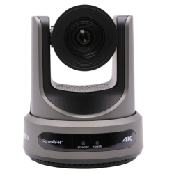 PTZOptics Link 4K, Dante AV-H IP PTZ camera, featuring 20X Optical Zoom, up to a 4K Resolution-grey