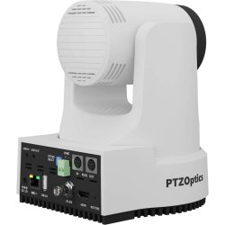 PTZOptics Move 4K, auto tracking featuring 12X Optical Zoom in white