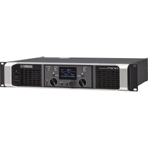 Yamaha PX10 Power Amplifier 2x 1200W at 4Ω. PEQ, crossover, filters, delay, and limiter functions