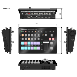 Panasonic AV-HSW10 - compact full SDI/HDMI/NDI hardware switcher