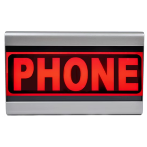 D&R PHONE warning light including power adapter