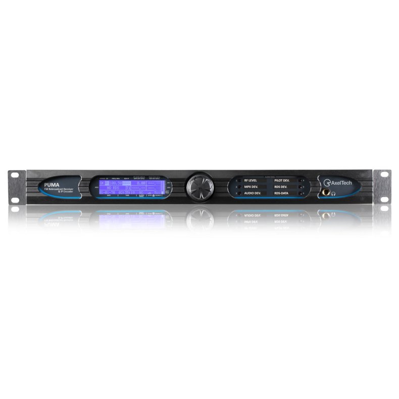 Axel Puma FM Re-Broadcast Tuner and IP Encoder, MPX out, stream monitor out, web-server