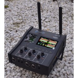 Prodys Quantum2 W - Portable audio/video codec. 3 MIC/LINE inp. ,Aux inputs: analog, AES3, USB audio