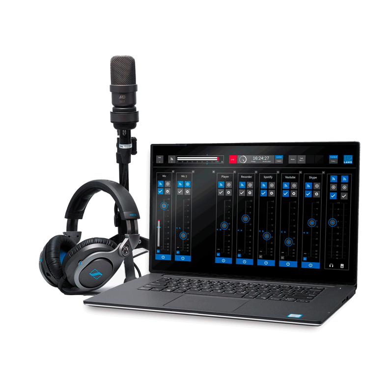 Lawo RLAY VRX8 Virtual Radio Mixer software - 8 channels
