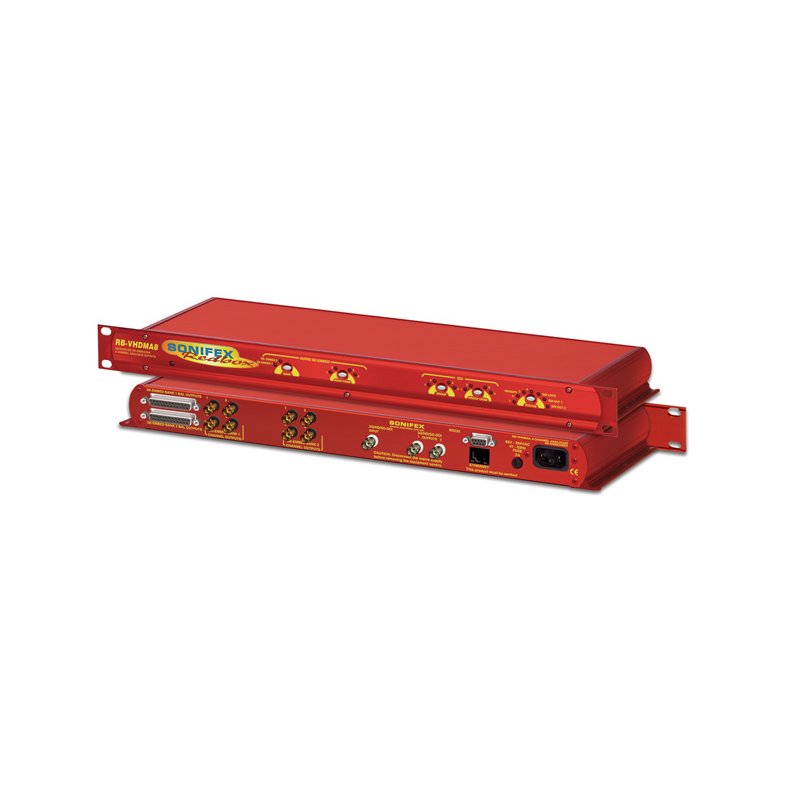 Sonifex RB-VHDMA8 3G/HD/SD-SDI De-Embedder, 8 Channel Analogue Outputs