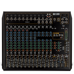 RCF F16XR 16-Channel Mixer with Multi-FX and Stereo USB Interface-10 mic in, 16 line in, 2 in/2out U