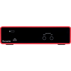 Focusrite Scarlett 2i2 (3rd. Gen) USB-Audio-Interface, 2 in/2 out USB-C, 2 mic, 2 line