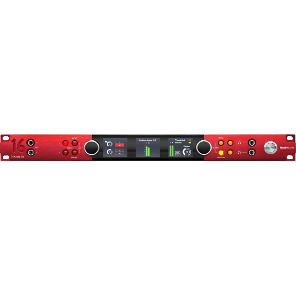 Focusrite PRO RED-16LINE 64x64 All-In-One Interface, 32x32 Dante, 64 in/64 out, line