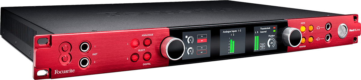 Focusrite PRO RED-8LINE, 8 channel line Dante interface - Audio Cards ...