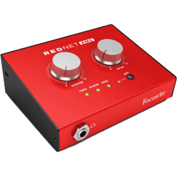 Focusrite REDNET-AM2 Stereo headphone amplifier, DANTE, line out, PoE Supplied