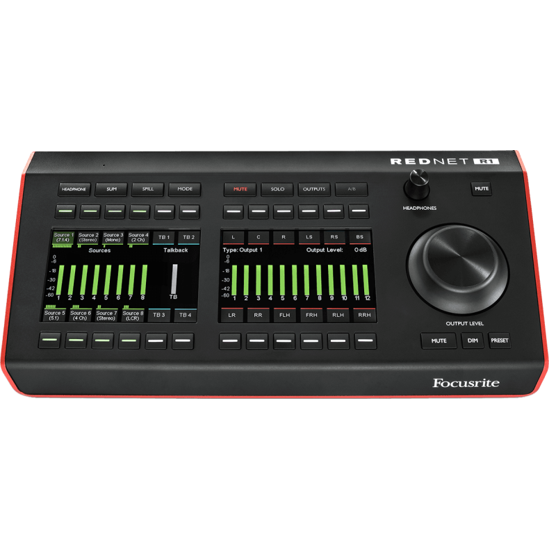 Focusrite PRO REDNET-R1 Desktop Dante remote controller