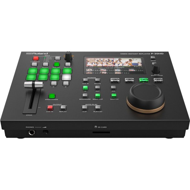 Roland P-20HD Video Instant replayer, simultaneus video record & playback with video annotation features