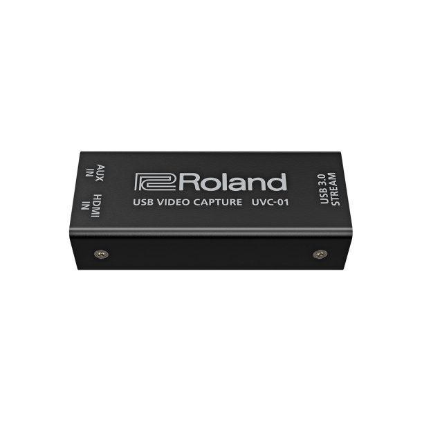 Roland HDMI streaming capture device, UP to 1080P/60 USB 3.0 streaming w. analog audio input