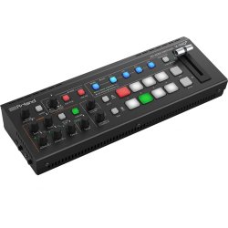 Roland V-1HD+ 4 channel HD Video Switcher-720P/1080I/1080P Formats, W. Scaler&amp; 2 MIC Pre-Amps