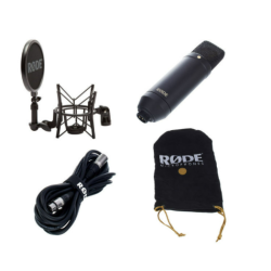 R�de NT1 KIT Studio Condencer microphone Rycote, Shock Mount, XLR cable and Pop Filter 