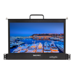Seetec SC173-HSD-56 Pull out rachmount Monitor HDMI SDI In/out 1RU 17.3 inch