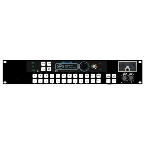 Sonifex AVN-TB20AR 20 Button Advanced Talkback Intercom, AoIP Portal