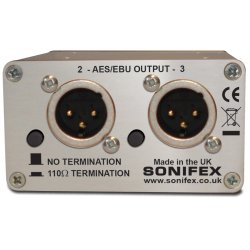 Sonifex CM-AESX3 Single 3 Way AES/EBU Passive Splitter With XLR Connectors