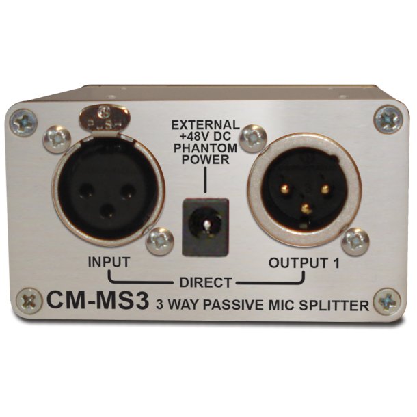 Sonifex CM-MS3 Single 3 Way Passive Microphone Splitter