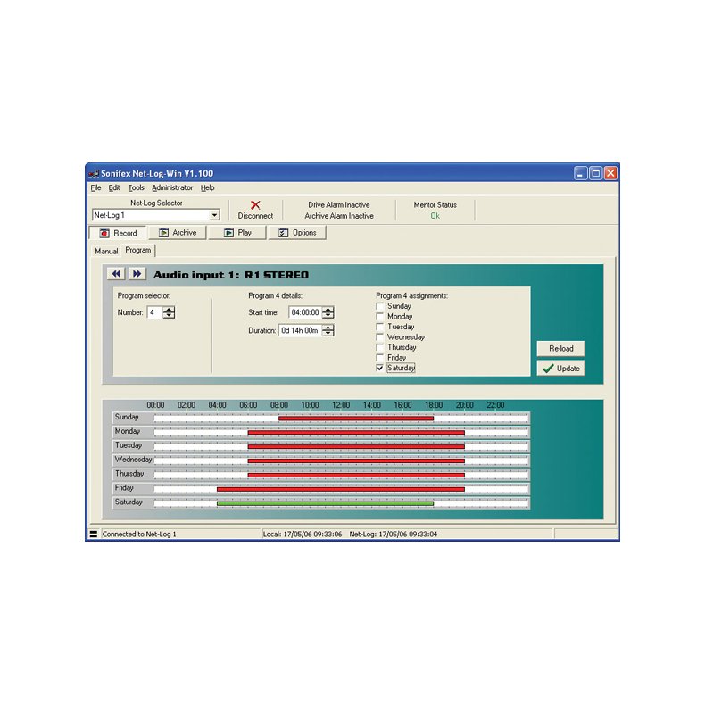 Sonifex Net-Log-Win05-UP Windows Software - 2 to 5 Stream License Upgrade