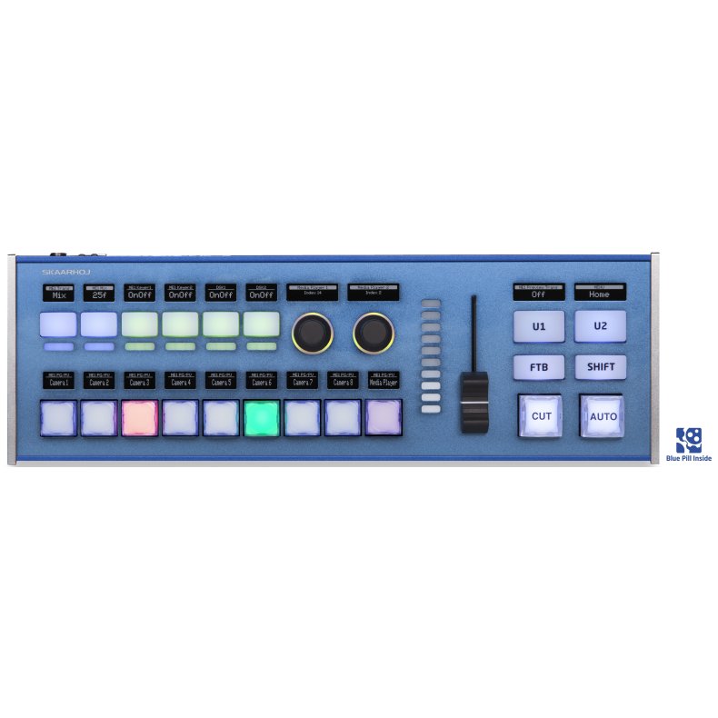 Skaarhoj Live Fly w/NKK buttons and Blue Pill Inside