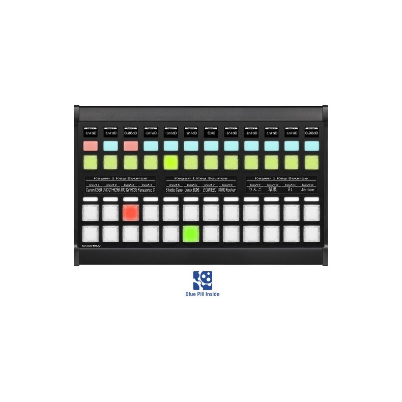 Skaarhoj MK48 - Black w/Blue Pill Inside