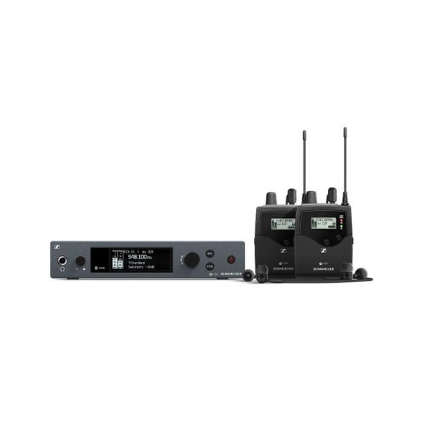 Sennheiser EW IEM G4-B Wireless In-Ear Monitoring Systems, 1 x TX base + 2 x RX bodypack