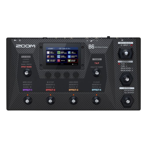 Zoom B6 Multi-Effects Processor for Bassists