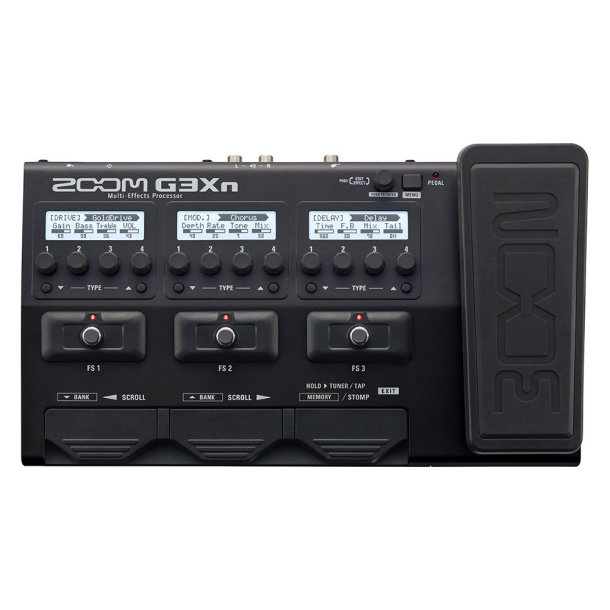 Zoom G3Xn Multi-Effects Processor with Expression Pedal for Guitarists