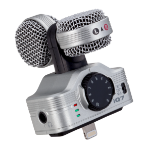 Zoom iQ7 MS Stereo Microphone for iPhone, iPod Touch and iPad