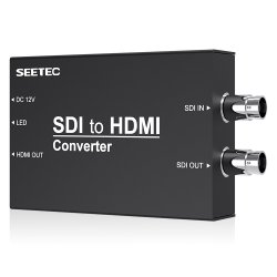 Seetec STH 1 xSDI in 1 x HDMI out converter + 1 x SDI loop out, 1xPSU + battery plate