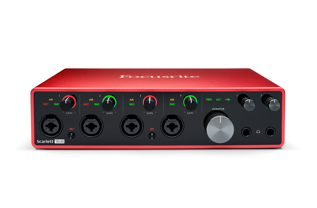 DTM・DAW NSK Focusrite Scarlett 18i8 Focusrite Scarlett 18i8 USB Audio Interface (3rd Gen.) - Audio