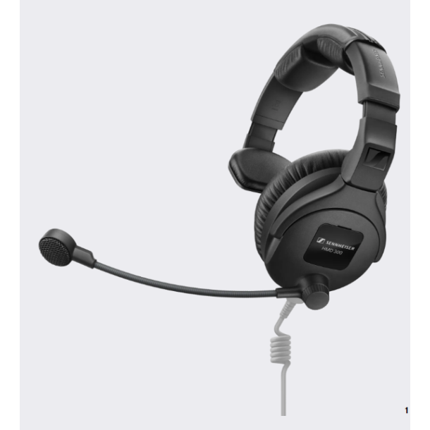 Sennheiser HMD 300 S professional single sided closed broadcast headset with dynamic mic, cable NOT 