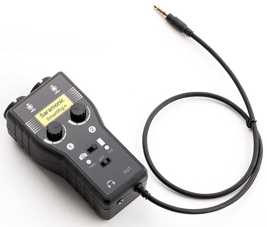 Saramonic SmartRig+ 2-Ch XLR/3.5mm Microphone Audio Mixer - Reporter ...