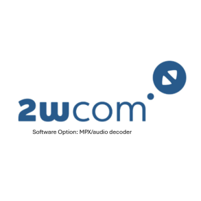 2wcom Software Option: MPX/audio decoder for MPX-1g stereo/RDS encoder 