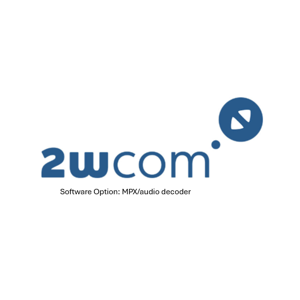 2wcom Software Option: MPX/audio decoder for MPX-1g stereo/RDS encoder 