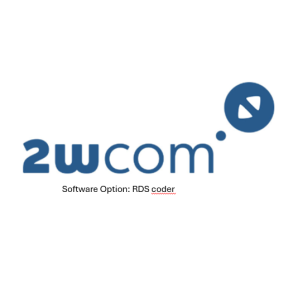 2wcom Software Option: RDS coder for MPX-1g stereo/RDS encoder