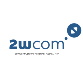 2wcom Software Option: Ravenna, AES67, PTP for MPX-1g stereo/RDS encoder