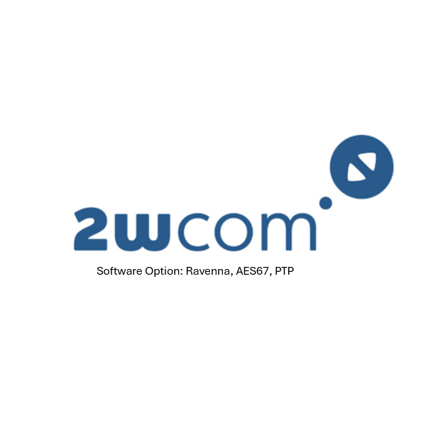 2wcom Software Option: Ravenna, AES67, PTP for MPX-1g stereo/RDS encoder