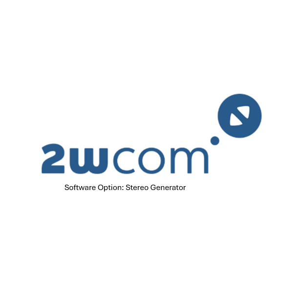 2wcom Software Option: Stereo Generator for MPX-1g stereo/RDS encoder