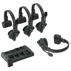 Hollyland Solidcom C1  Full Duplex Wireless Intercom System with 4 headsets