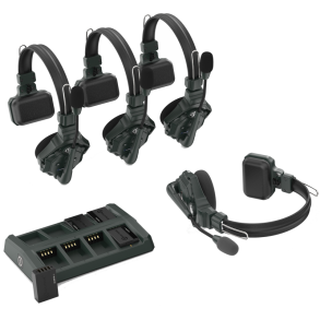 Hollyland Solidcom C1  Full Duplex Wireless Intercom System with 4 headsets