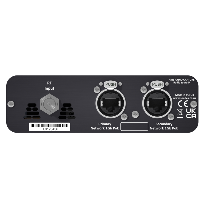 Sonifex 8 Stereo Station FM Tuner to Dante