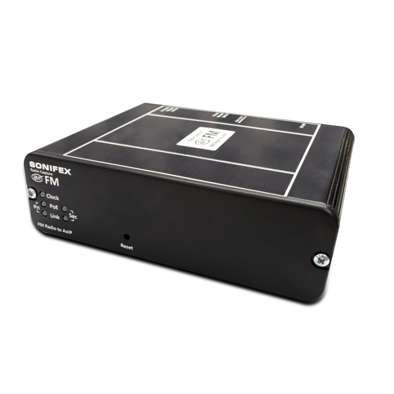 Sonifex 24 Stereo Station FM to Dante Radio Capture to Dante AoIP