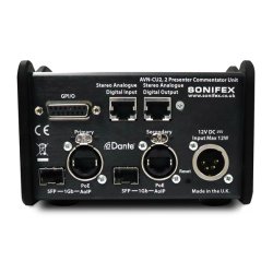 Sonifex AVN-CU2-DANTE Configurable Dante Commentary Unit for 2 Commentators