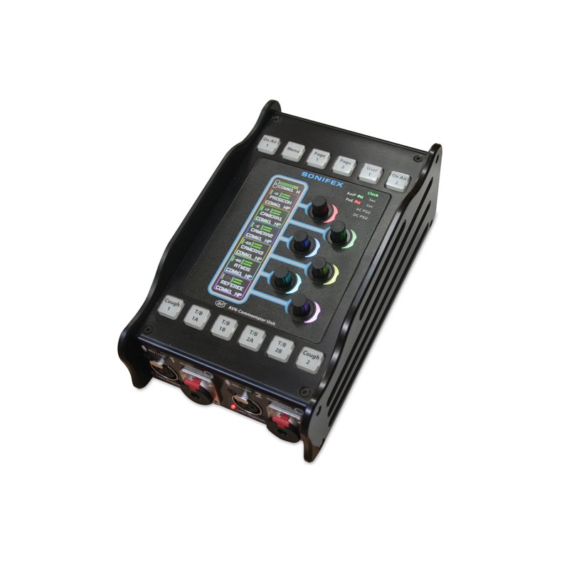 Sonifex AVN-CU2-DANTE Configurable Dante Commentary Unit for 2 Commentators